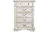 Image of Adair Queen Or King Wood Panel Bed "Create Your Own Bedroom" Collection - Club Furniture