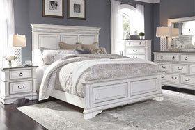 Adair Queen Or King Wood Panel Bed "Create Your Own Bedroom" Collection - Club Furniture