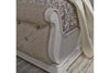 Image of Adair Queen Or King Tufted Chenille Sleigh Bed "Create Your Own Bedroom" Collection - Club Furniture