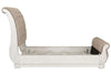 Image of Adair Queen Or King Tufted Chenille Sleigh Bed "Create Your Own Bedroom" Collection - Club Furniture