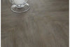Image of Adair 7 Piece Antique White Trestle Dining Table Set With Chenille Upholstered Chairs - Club Furniture