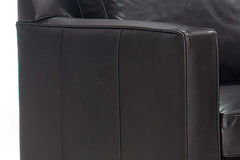 Alex Track Arm Leather Club Chair