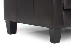 Alex Track Arm Leather Club Chair