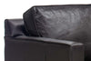 Image of Alex 76 Inch Modern Apartment Size Leather Sofa w/ European Styling