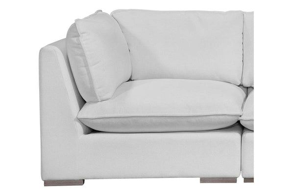 Anna Envelope Welt Comfort Fabric Corner Chair