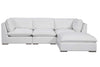 Image of Anna Envelope Welt Fabric Armless Chair