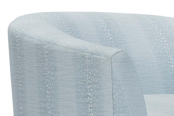 Annette Upholstered Memory Swivel Accent Tub Chair