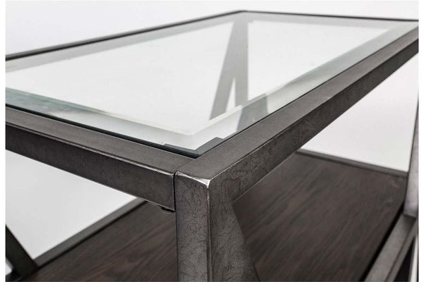 Archer Metal, Wood And Glass Occasional Table Collection