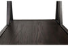 Image of Archer Rectangular Metal Base Coffee Table With Glass Top And Wood Shelves