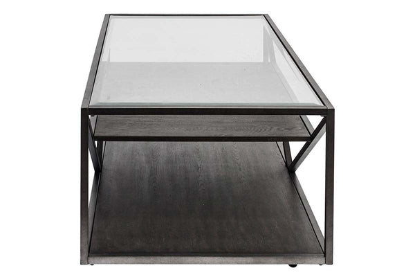 Archer Metal, Wood And Glass Occasional Table Collection