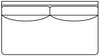 Image of Liza "Designer Style" Single Bench Seat Slipcovered Armless Loveseat