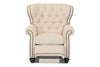 Image of Arthur Chesterfield Tufted Fabric Recliner