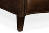 Image of Asbury Allman Dual Power "Quick Ship" Leather Transitional Recliner