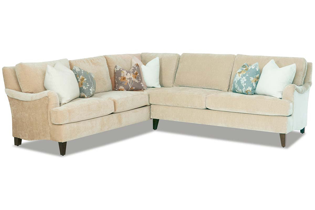 Athena Quick Ship Traditional Fabric Sectional