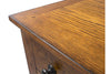 Image of Atkins Mission Style Queen Or King Wood Sleigh Bed "Create Your Own Bedroom" Collection