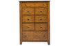 Image of Atkins Mission Style Queen Or King Wood Sleigh Bed "Create Your Own Bedroom" Collection