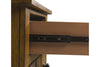 Image of Atkins Mission Style Queen Or King Wood Sleigh Bed "Create Your Own Bedroom" Collection