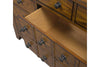 Image of Atkins Mission Style Queen Or King Wood Sleigh Bed "Create Your Own Bedroom" Collection