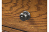 Image of Atkins Mission Style Queen Or King Wood Sleigh Bed "Create Your Own Bedroom" Collection