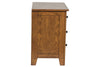 Image of Atkins Mission Style Queen Or King Wood Sleigh Bed "Create Your Own Bedroom" Collection
