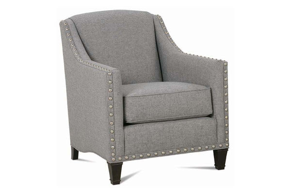 Austin Fabric Club Chair With Nailheads