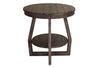 Image of Barnes Gray Washed Transitional Occasional Table Collection