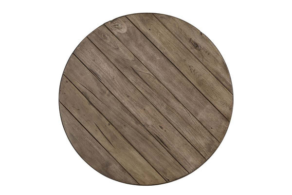 Barnes Gray Washed Transitional Occasional Table Collection