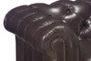 Image of Barrington 88 Inch Leather Tufted Sleeper Sofa
