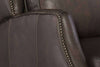 Image of Barry Castle Dual Power "Quick Ship" Leather Recliner