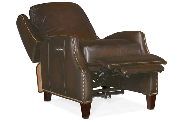 Barry Fortress Dual Power Leather "Quick Ship" Recliner