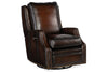 Image of Barry Fortress "Quick Ship" Leather Swivel Recliner