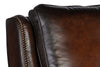 Image of Barry Fortress "Quick Ship" Leather Swivel Recliner