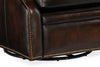 Image of Barry Fortress "Quick Ship" Leather Swivel Recliner