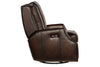 Image of Barry Fortress "Quick Ship" Leather Swivel Recliner