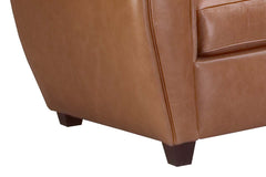 Baxter Parisian Style Leather Club Chair