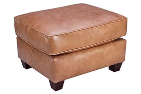 Madison Leather Ottoman