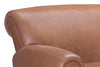 Image of Baxter 78 Inch Art Deco Leather Club Couch