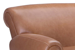 Baxter Full Size Leather Sofa Sleeper