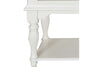 Image of Beaufort Farmhouse Style White With Nutmeg Top Glass Door Storage Buffet