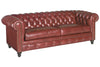 Image of Benedict Chesterfield Style Leather Sofas