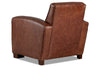 Image of Bordeaux Leather Classic Club Chair