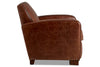 Image of Bordeaux Leather Classic Club Chair