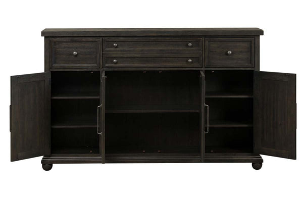 Branson II Chalkboard Black Storage Dining Buffet