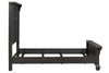 Image of Branson II Queen Or King Chalkboard Black Panel Bed "Create Your Own Bedroom" Collection