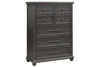 Image of Branson II Farmhouse Distressed Black Bedroom Collection