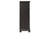 Image of Branson II Queen Or King Chalkboard Black Panel Bed "Create Your Own Bedroom" Collection