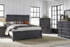 Image of Branson II Farmhouse Distressed Black Bedroom Collection