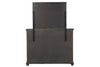 Image of Branson II Queen Or King Chalkboard Black Panel Bed "Create Your Own Bedroom" Collection