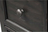 Image of Branson II Queen Or King Chalkboard Black Panel Bed "Create Your Own Bedroom" Collection
