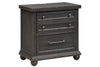 Image of Branson II Queen Or King Chalkboard Black Panel Bed "Create Your Own Bedroom" Collection